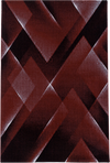 Abstract Rug Red Red