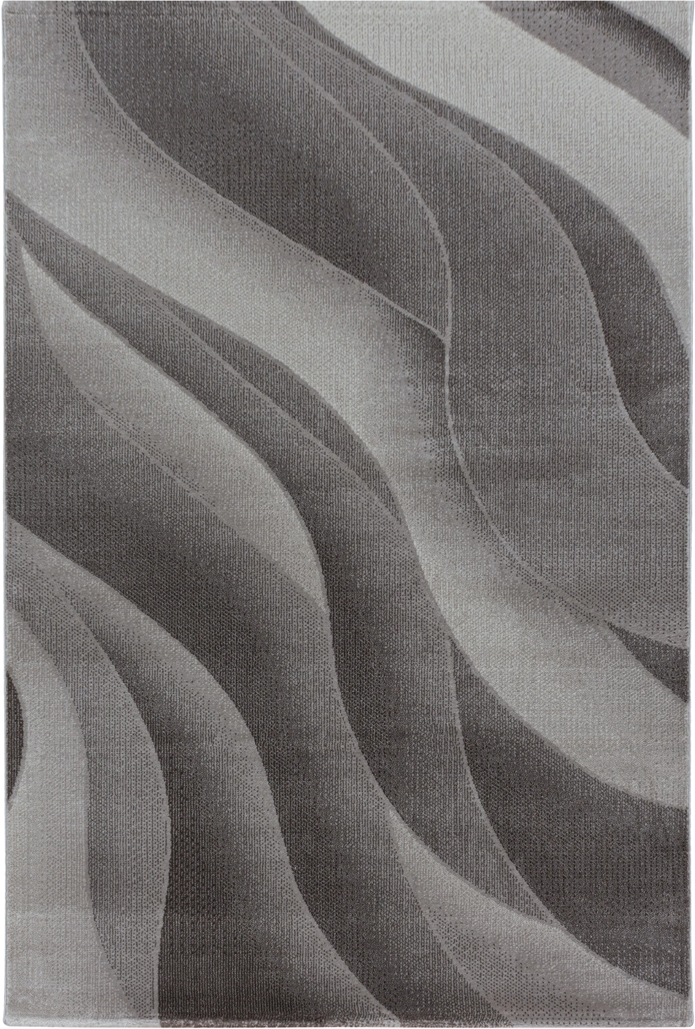 Waves Rug Brown