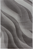 Waves Teppich Braun 
