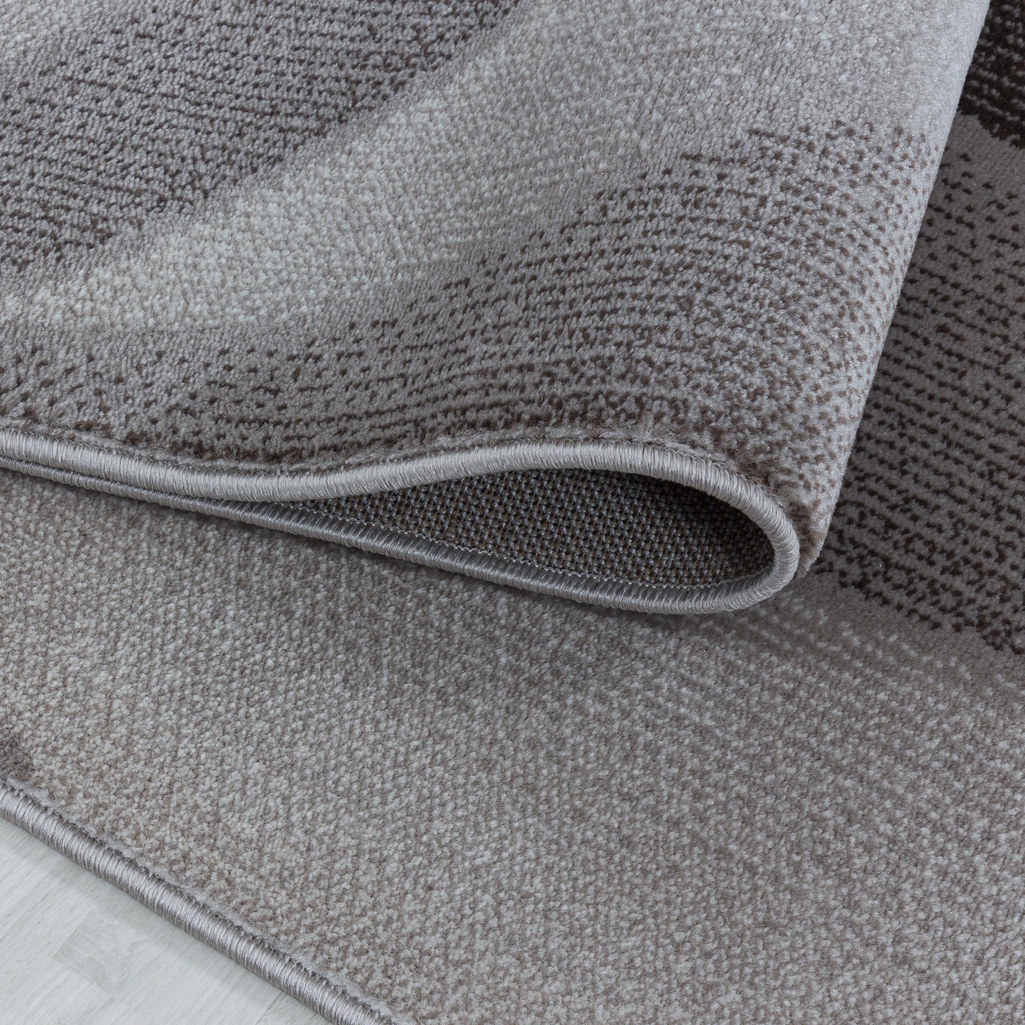 Waves Rug Brown