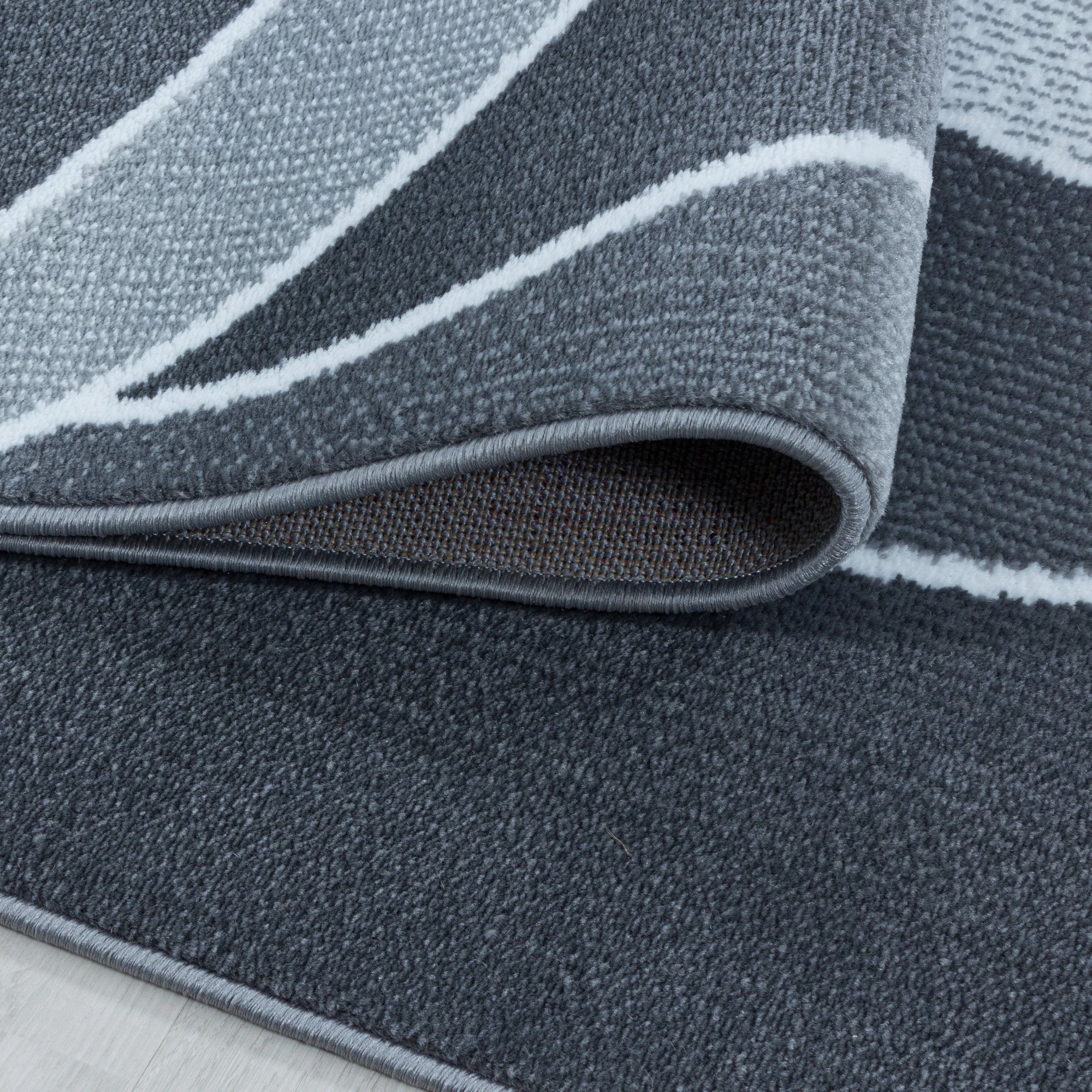 Waves Rug Gray