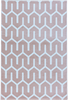 Geometric Lattice Rug Pink 