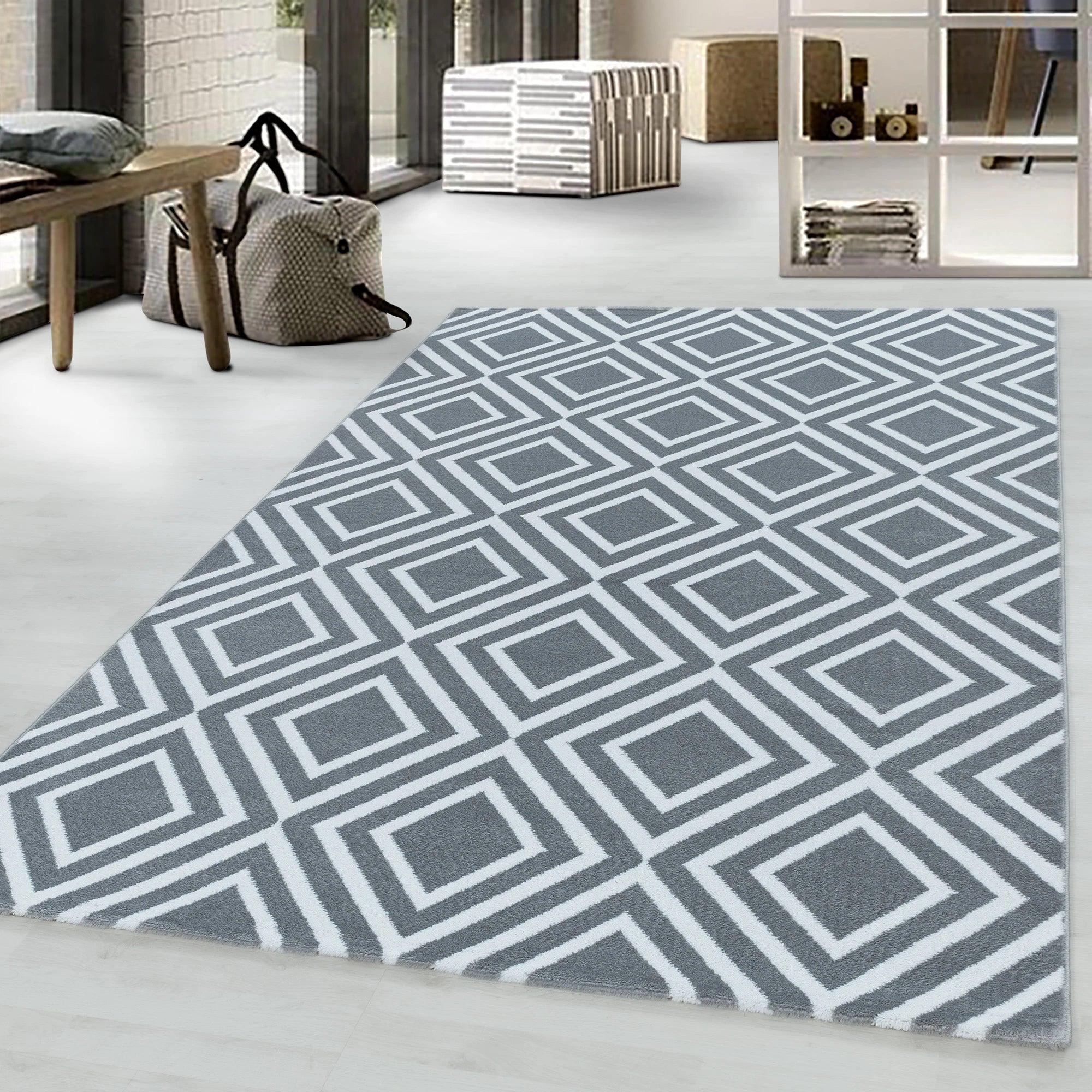 Tessellated Lattice Rug