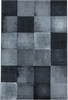 Abstract-waves Modernist Rug Black 