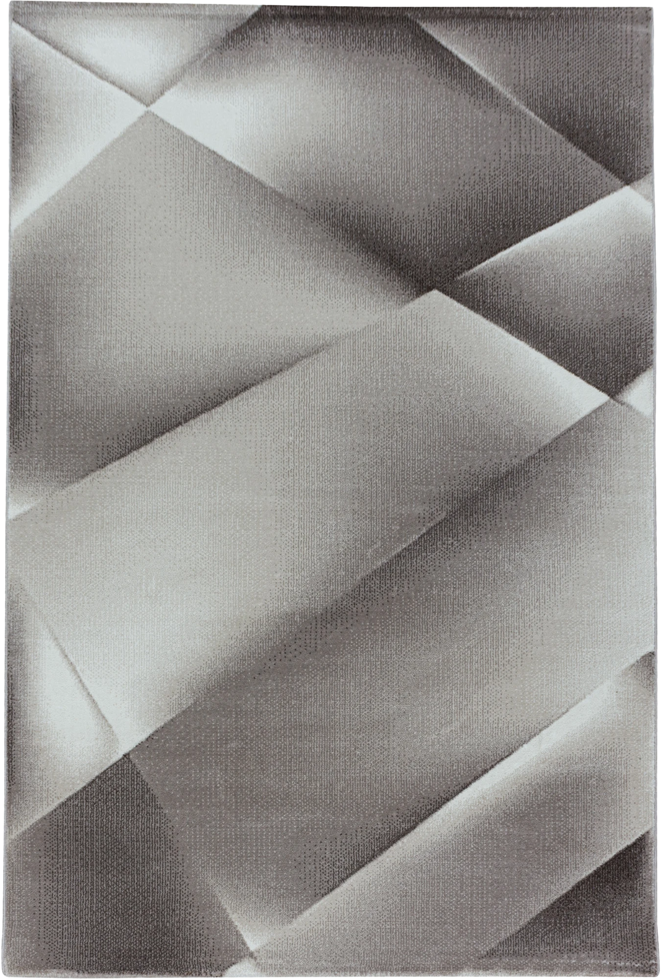 Abstract Artistic Rug Brown