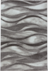 Waves Chic Area Rug Brown 