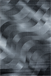 Abstract-waves Artistic Rug Black Black