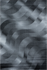 Abstract-waves Artistic Rug Black 