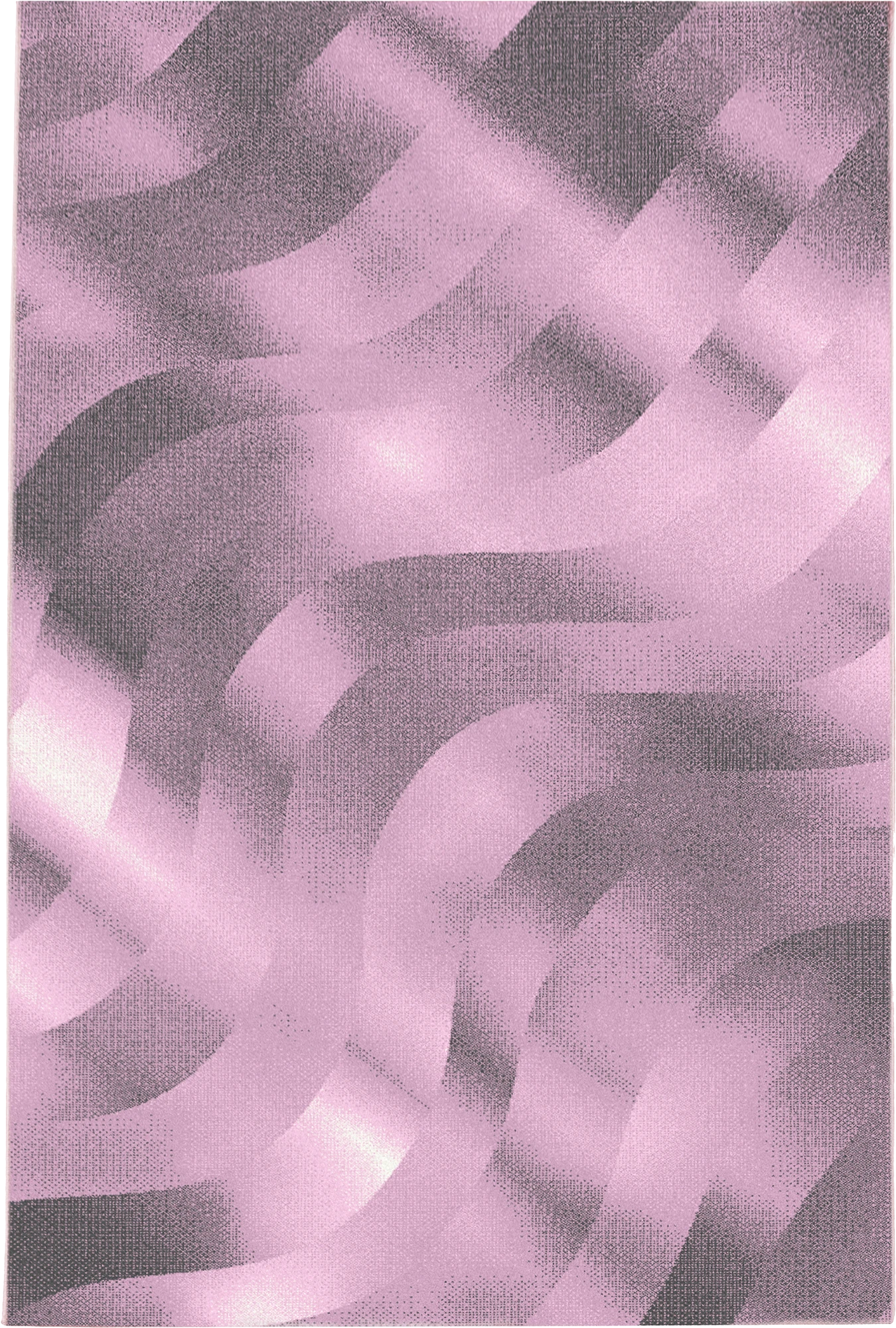 Abstract-waves Abstract Rug Pink