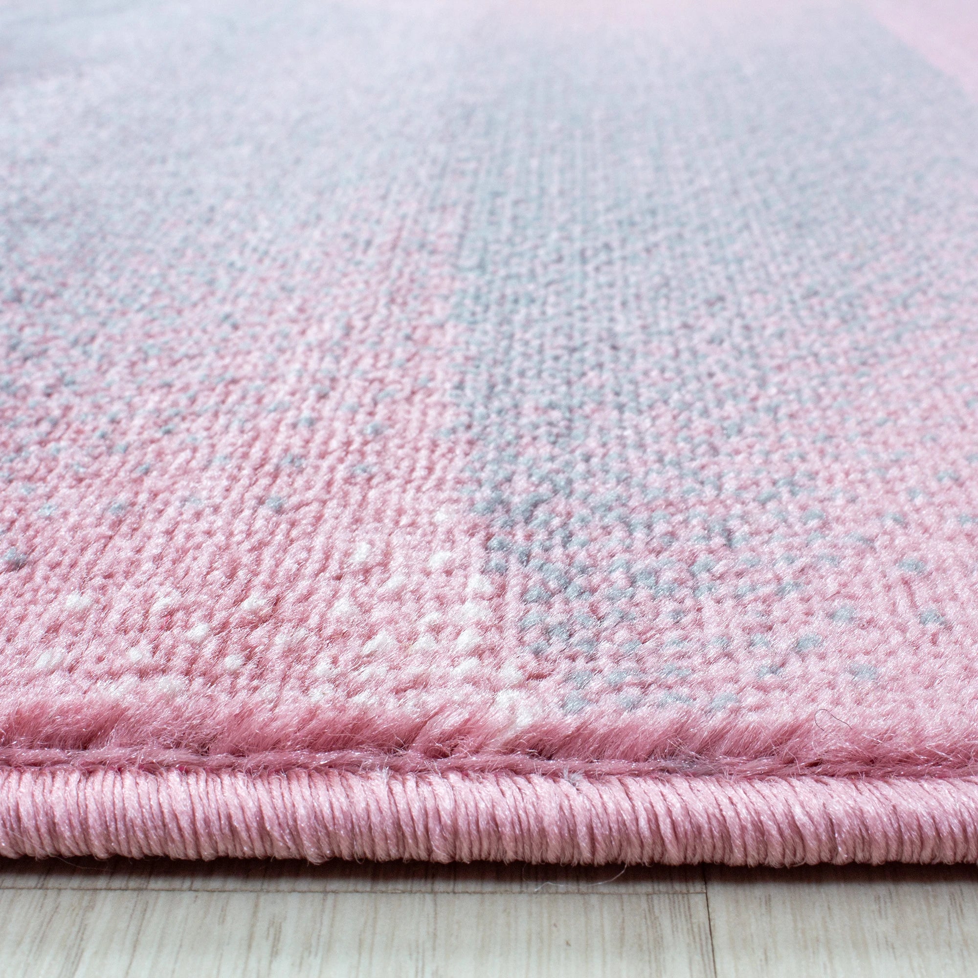 Abstract-waves Abstract Rug Pink