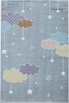 Moon And Stars Stylish Rug Gray