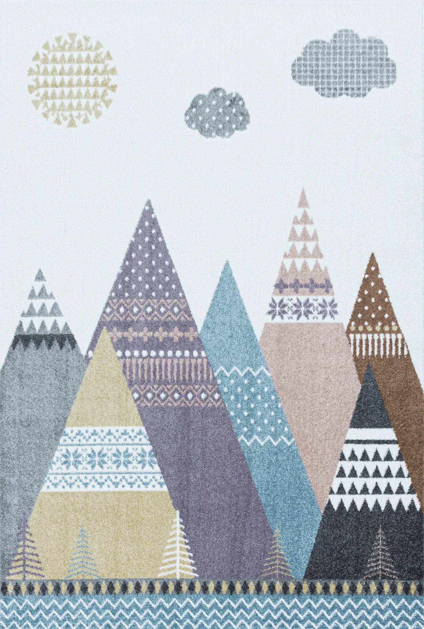 Mountains Rug Modern