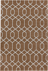 Diamond Angular Cozy Rug Copper