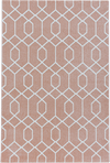 Diamond Cozy Floor Rug Modern Pink