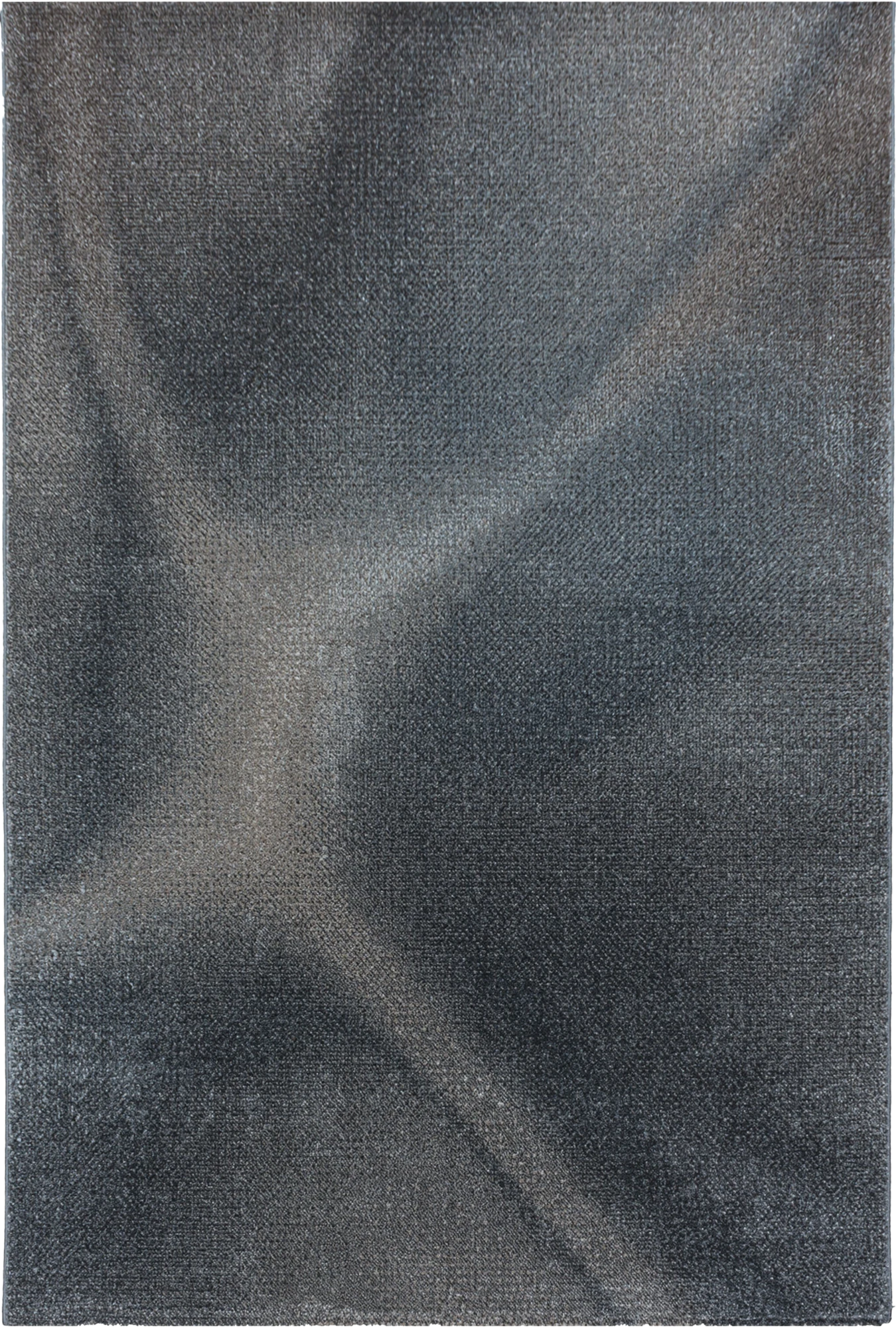 Abstract Freeform Rug Brown