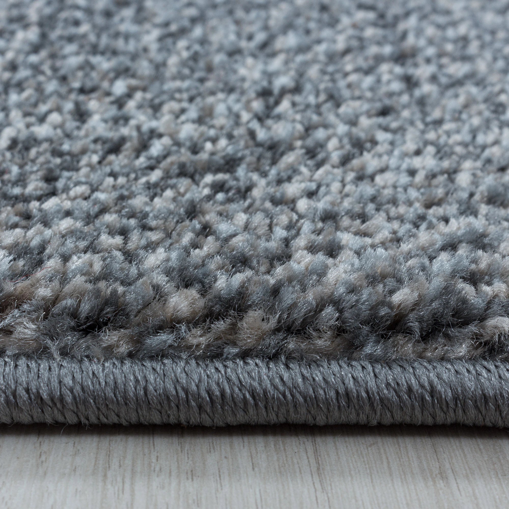 Abstract Freeform Rug Brown