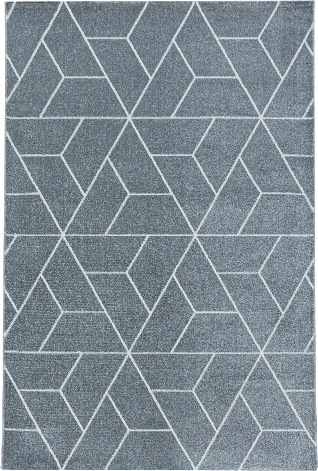 Geometric Neutral Floor Rug