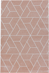 Lattice Tessellated Rug Pink