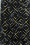 Marble Chic Area Rug Modern Gold