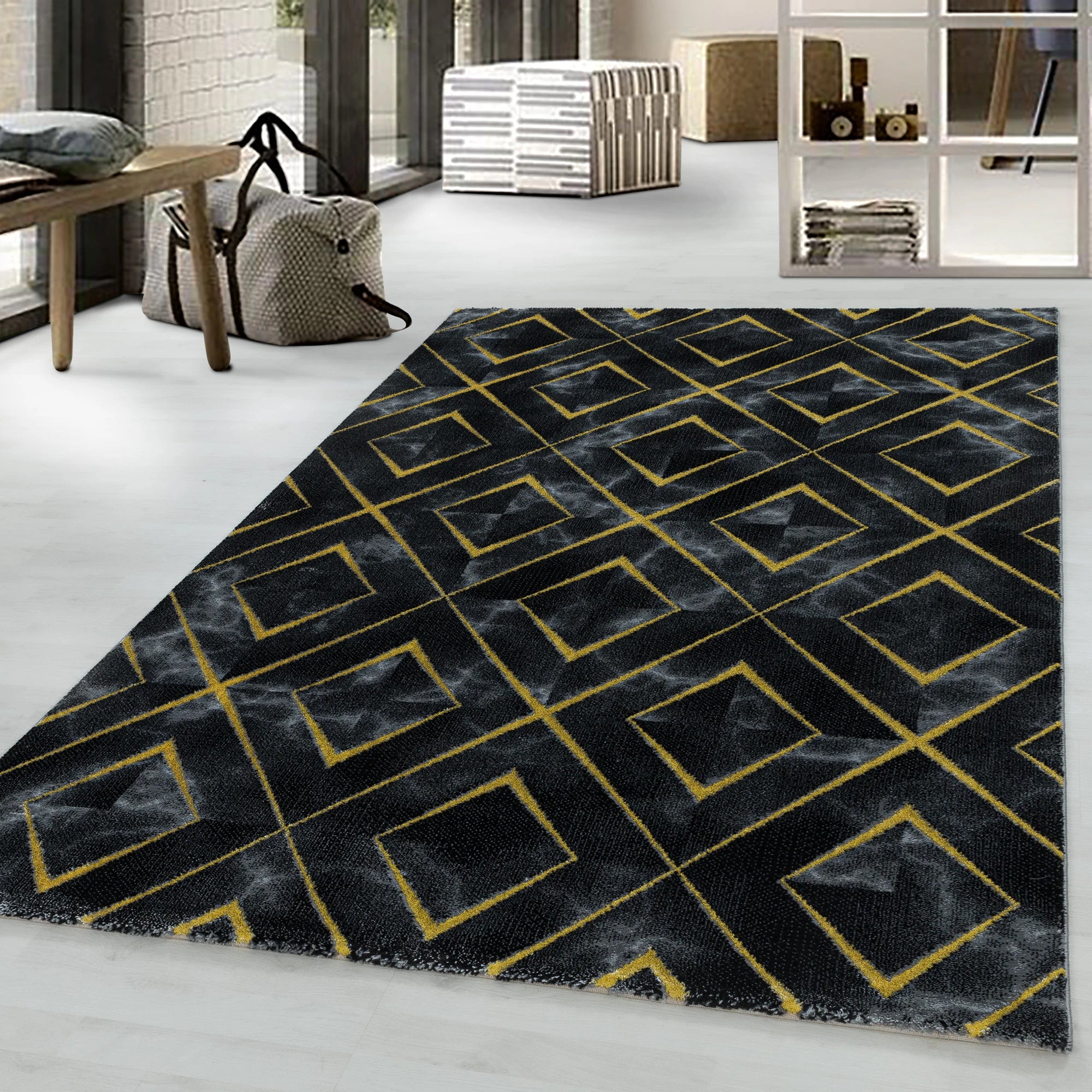 Marble Chic Area Rug Modern