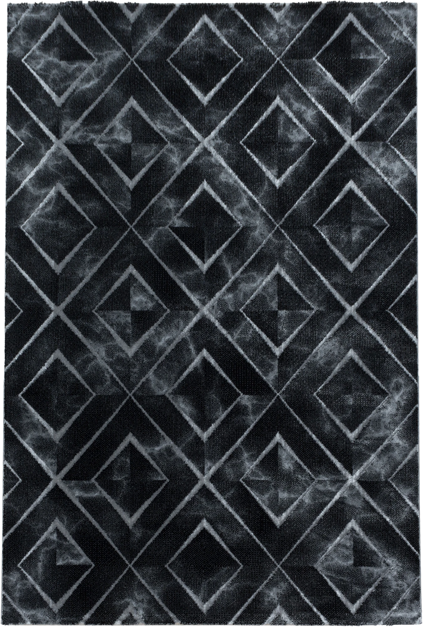 Marble Chic Area Rug Silver