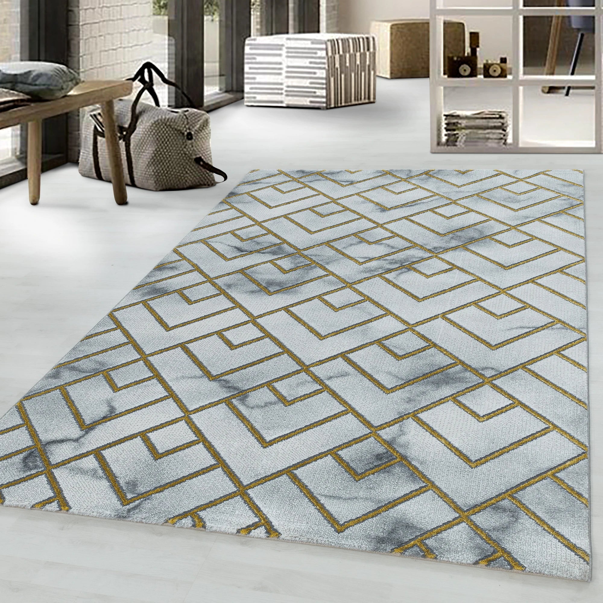 Marble Refined Collection Rug Modern