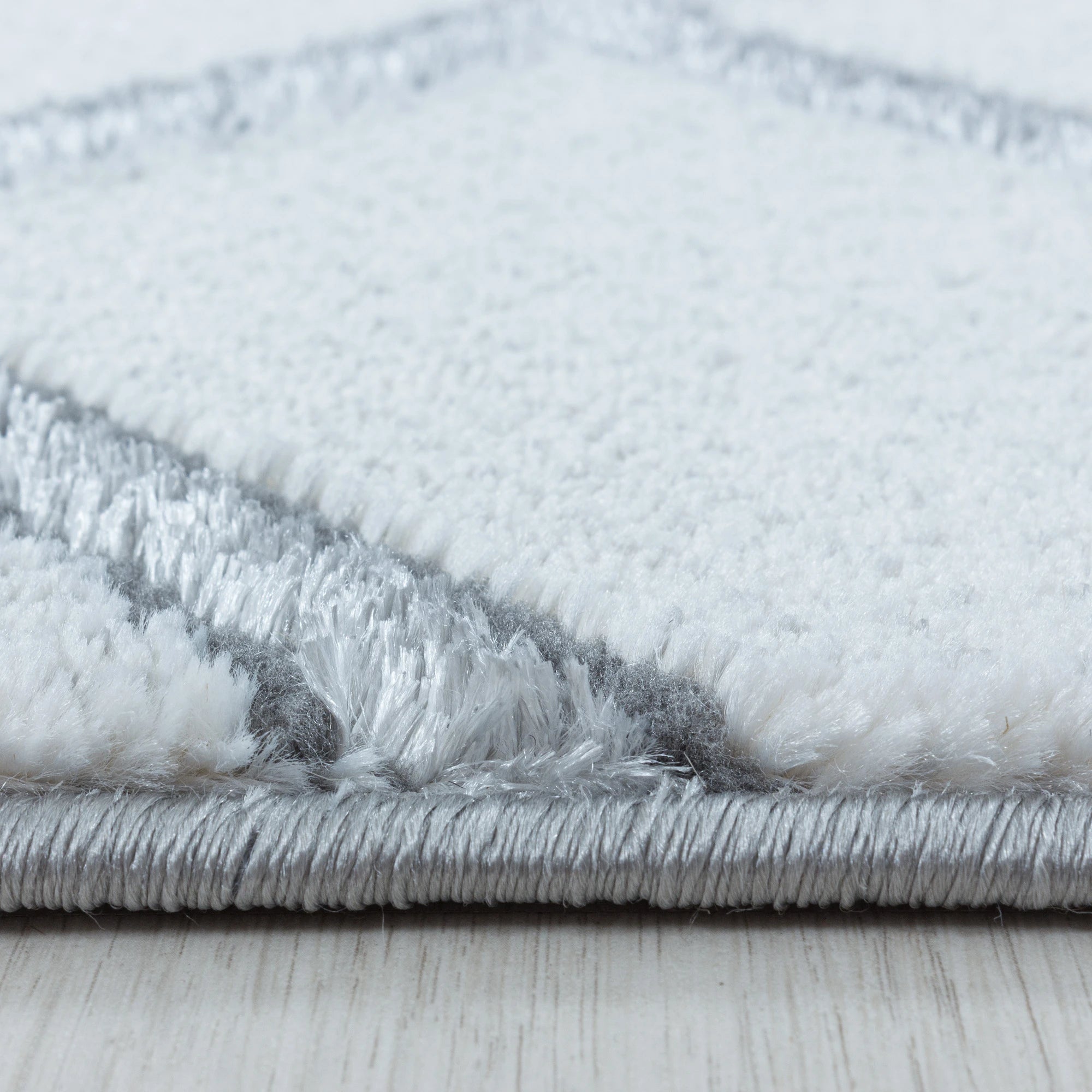 Marble Neutral Floor Rug Silver