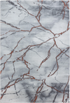 Marble Neutral Floor Rug Modern Bronze