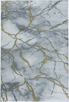 Marble Premium Floor Rug Modern Gold