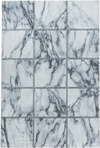 Marble Refined Rug Modern Silver