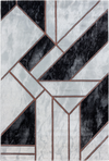 Marble Stylish Area Rug Modern Bronze