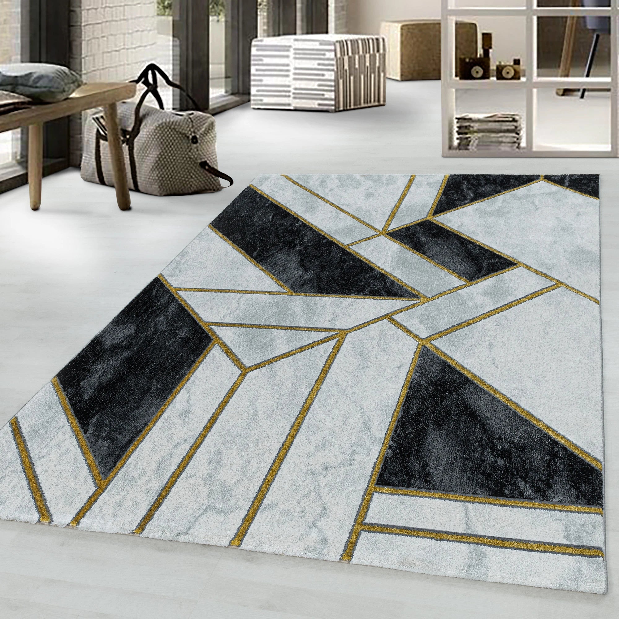 Marble Cozy Area Rug Modern
