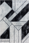 Marble Elegant Area Rug Silver Silver