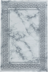 Marble Premium Decor Rug Modern Silver