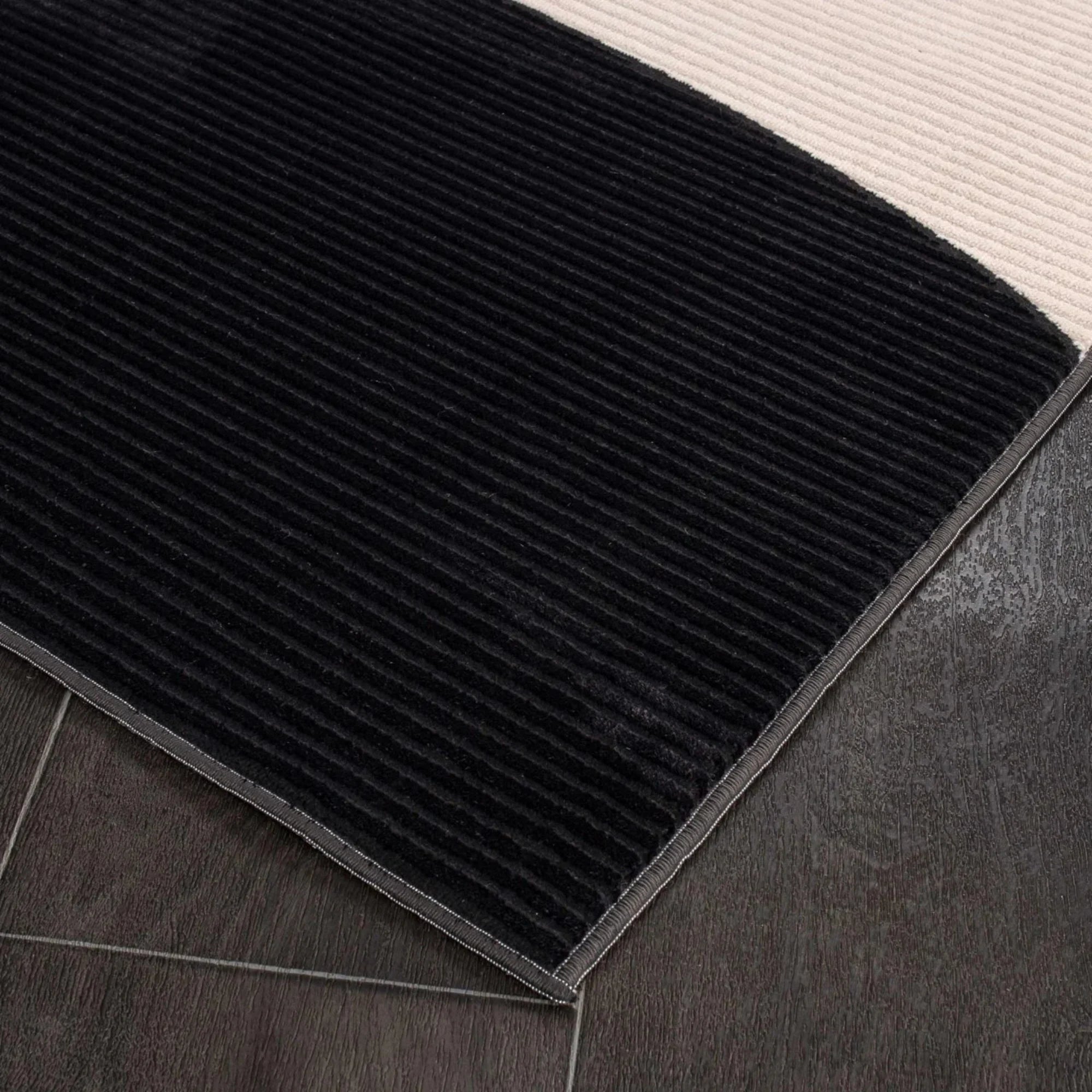 Bold Slice Geometric Art Rug
