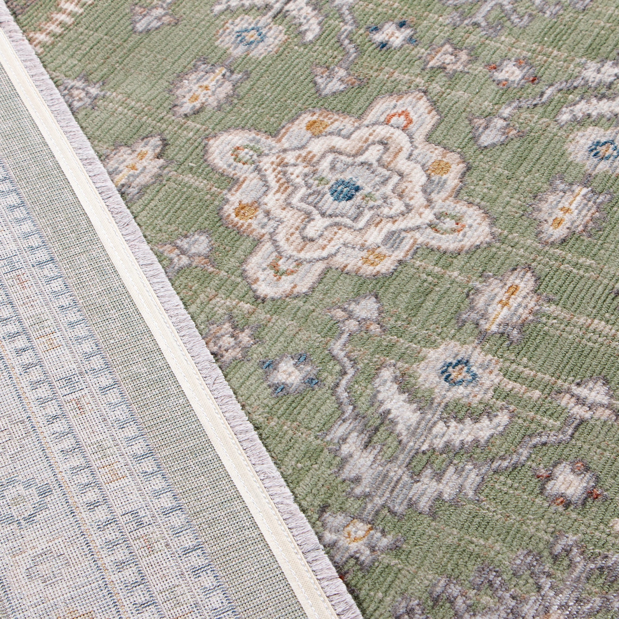 Olive Crest Vintage Medallion Rug