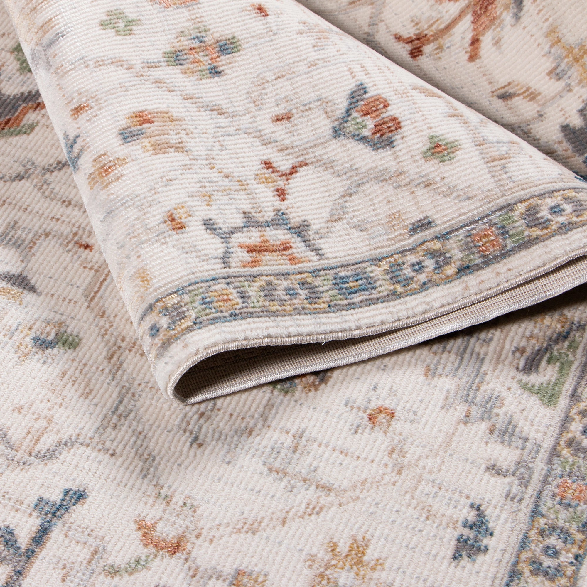 Pastel Bloom Vintage Garden Rug