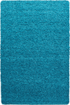 Solid Color Modern Area Rug Turquoise