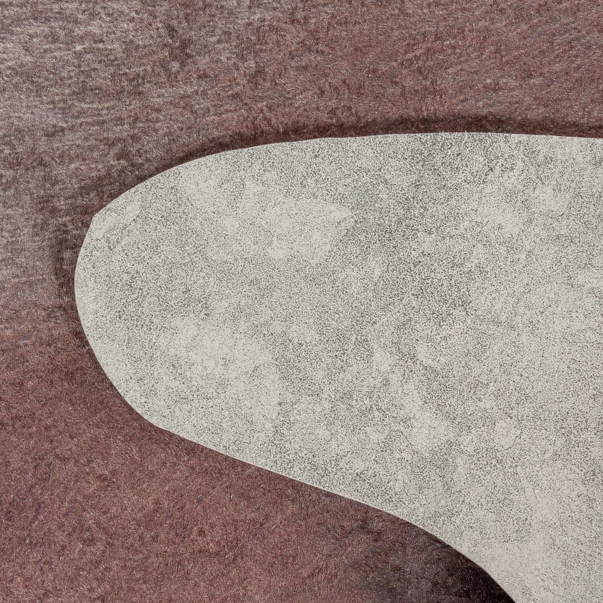 Cowhide Imitation Rug Brown