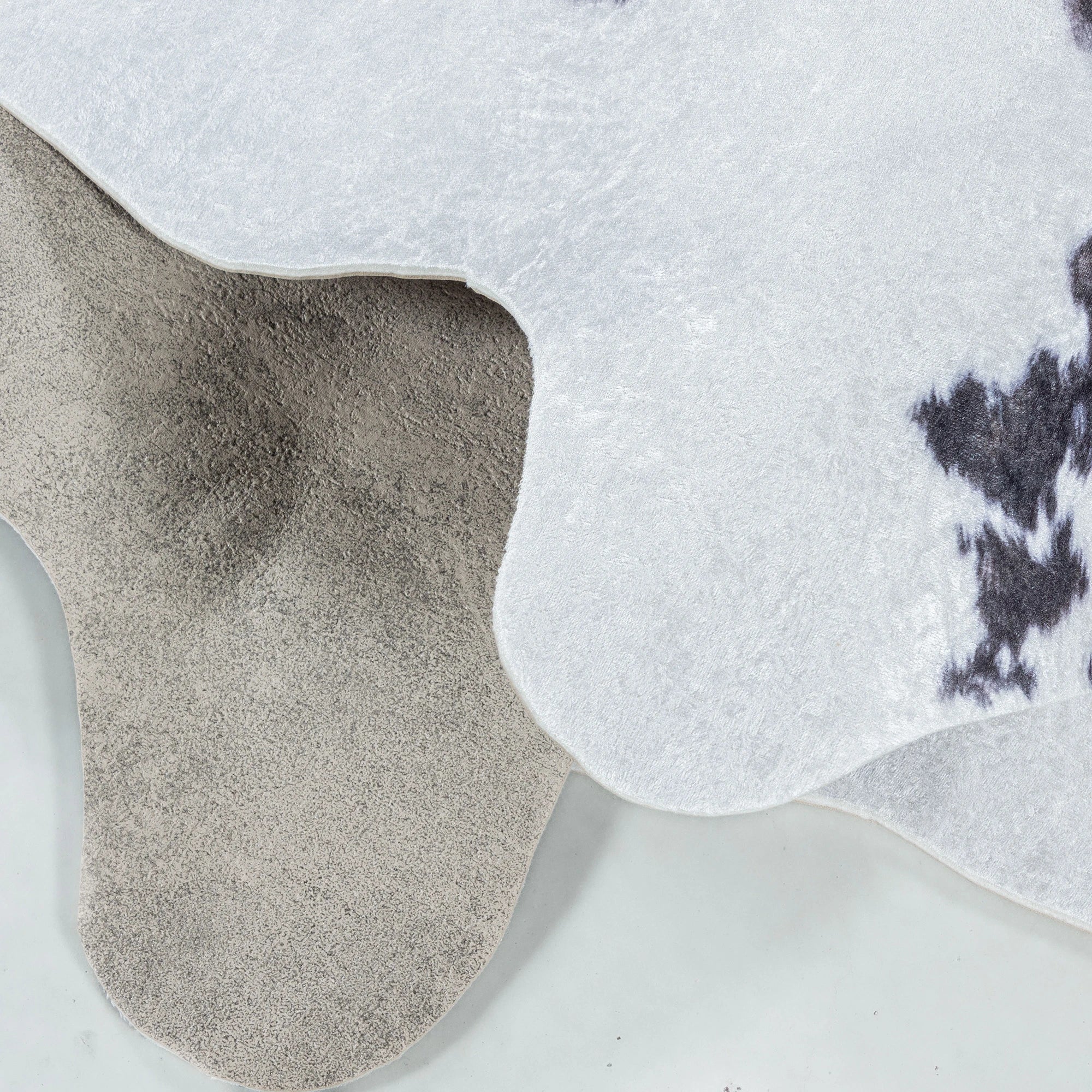 Cowhide Imitation Premium Rug Brown