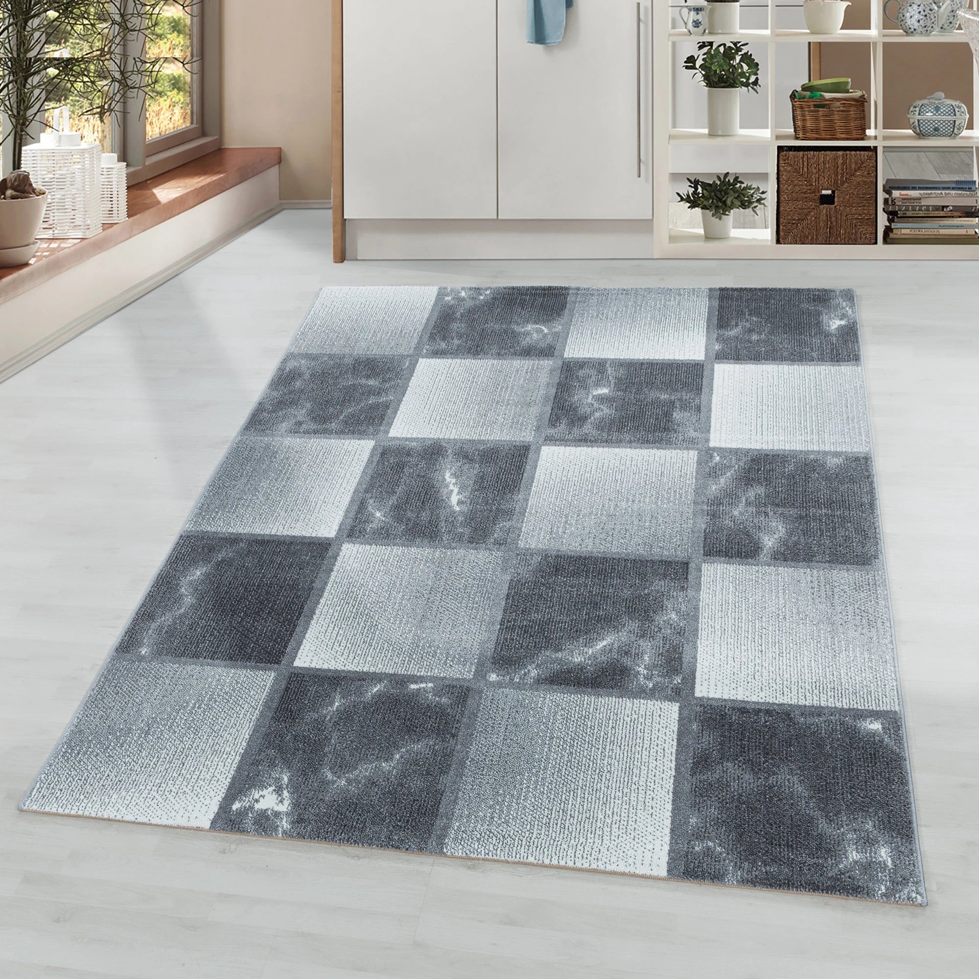 Plaid Rug Modern