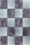 Plaid Refined Floor Rug Violet / Purple