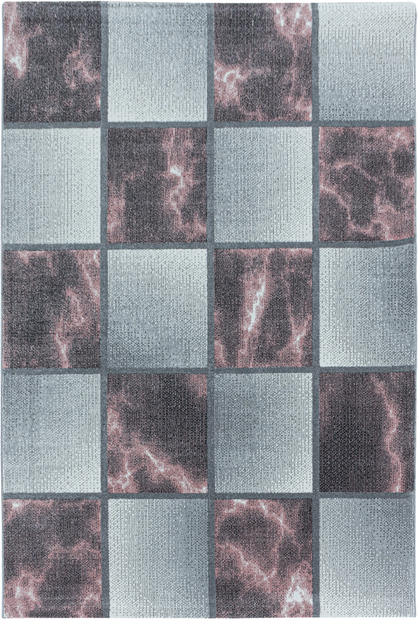 Grid Neutral Rug