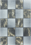 Grid Checkerboard Rug Yellow