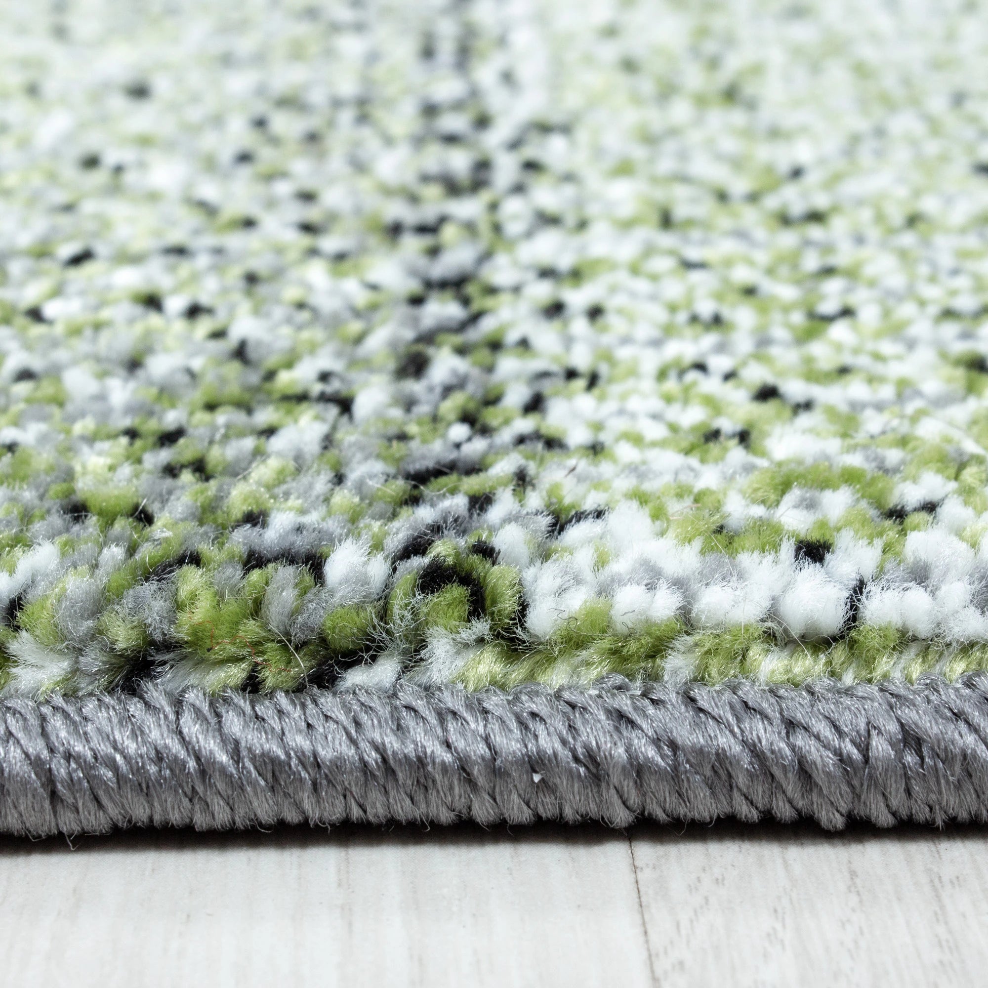 Checkered Rug Green