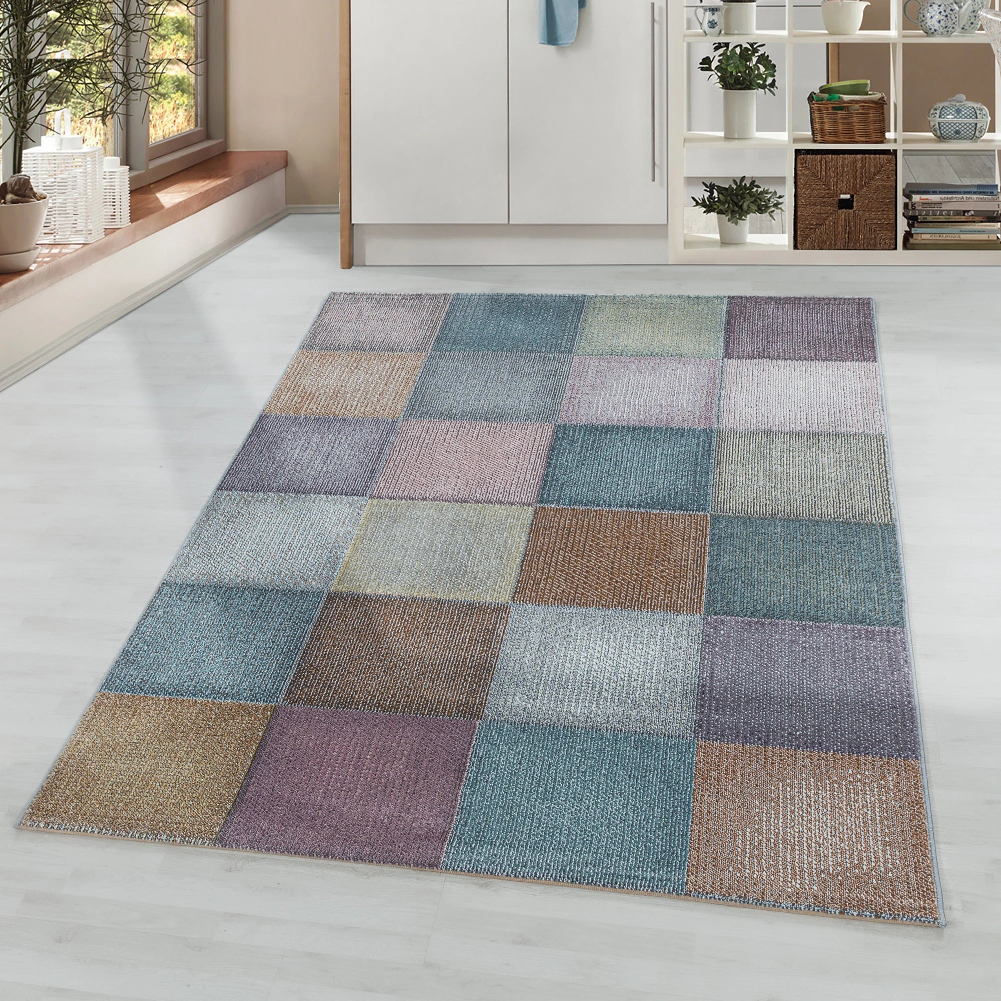 Checkered Checkerboard Chic Decor Rug