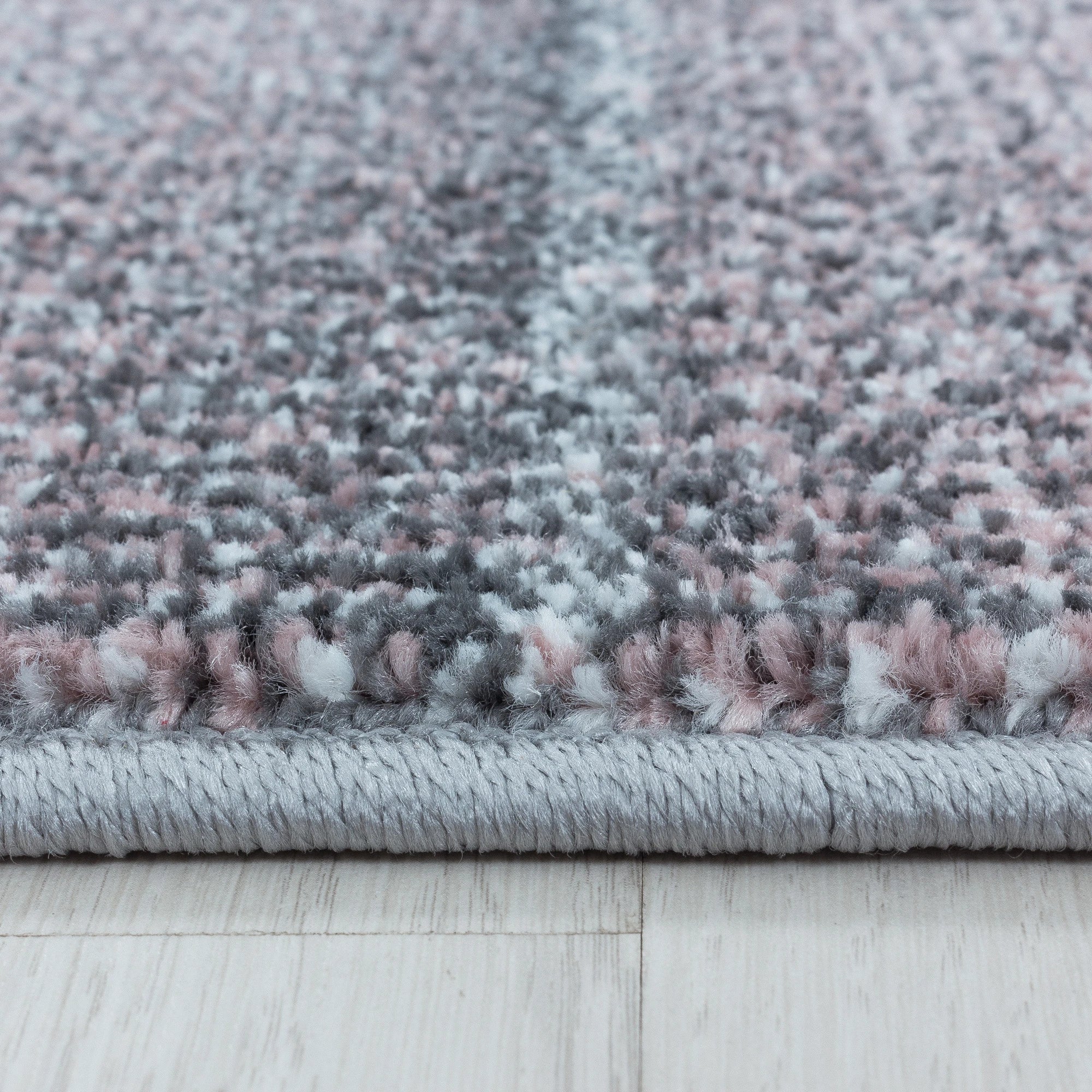 Checkerboard Neutral Decor Rug
