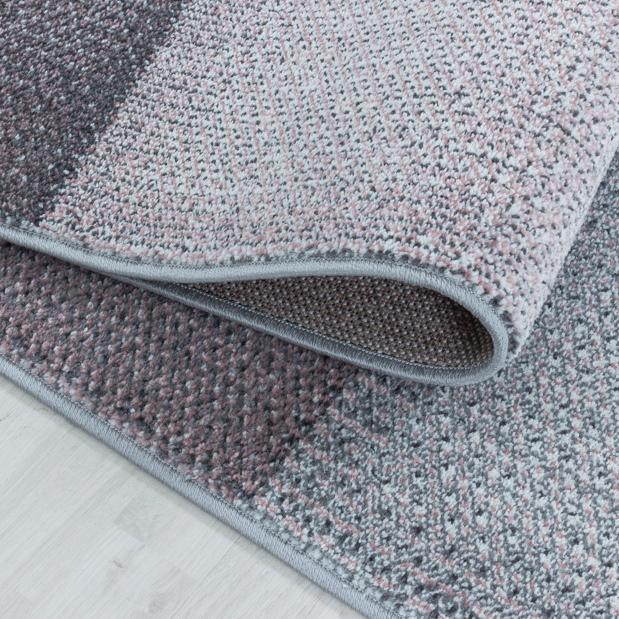 Checkerboard Neutral Decor Rug