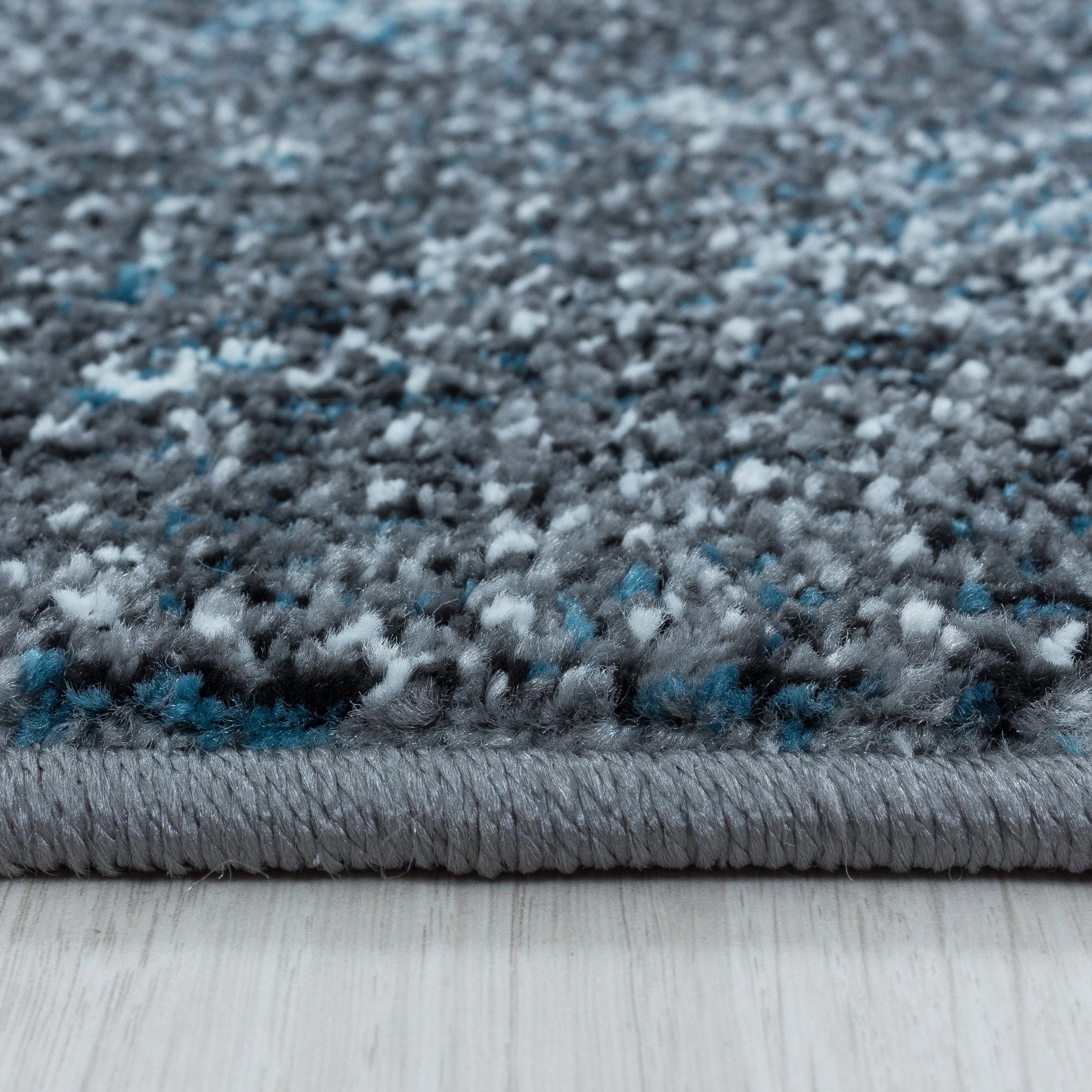 Ombre Stilvoller Teppich Blau