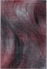 Abstract-waves Abstract Rug Red 